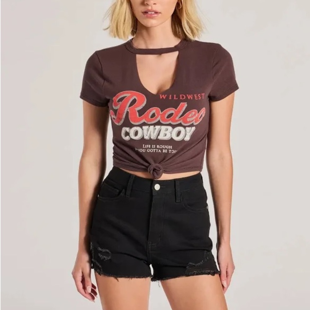 XS Brown Crop Top from Windsor